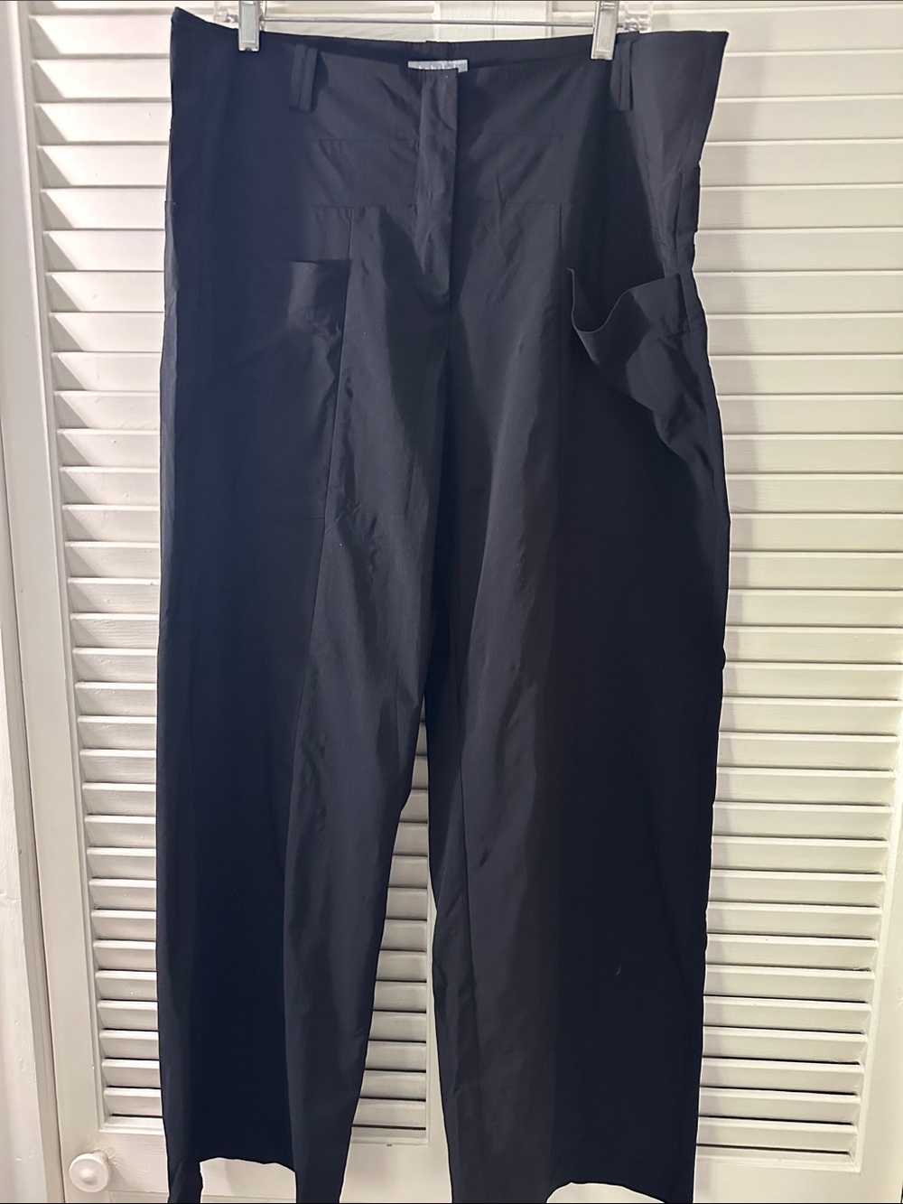 Habitat women’s Black Wide-Leg cotton dress Pants